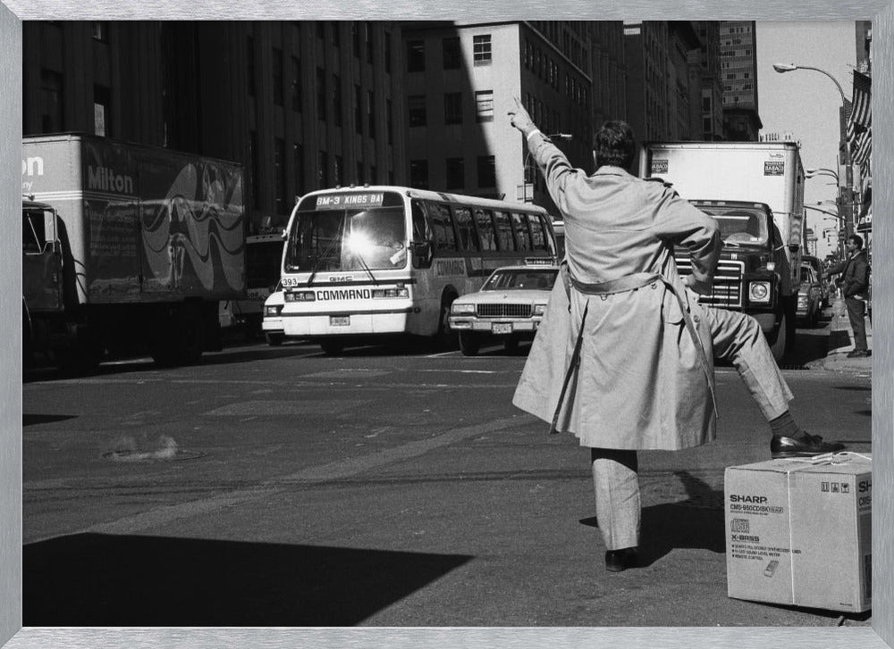 Bus please! (from the series "Manly") Poster